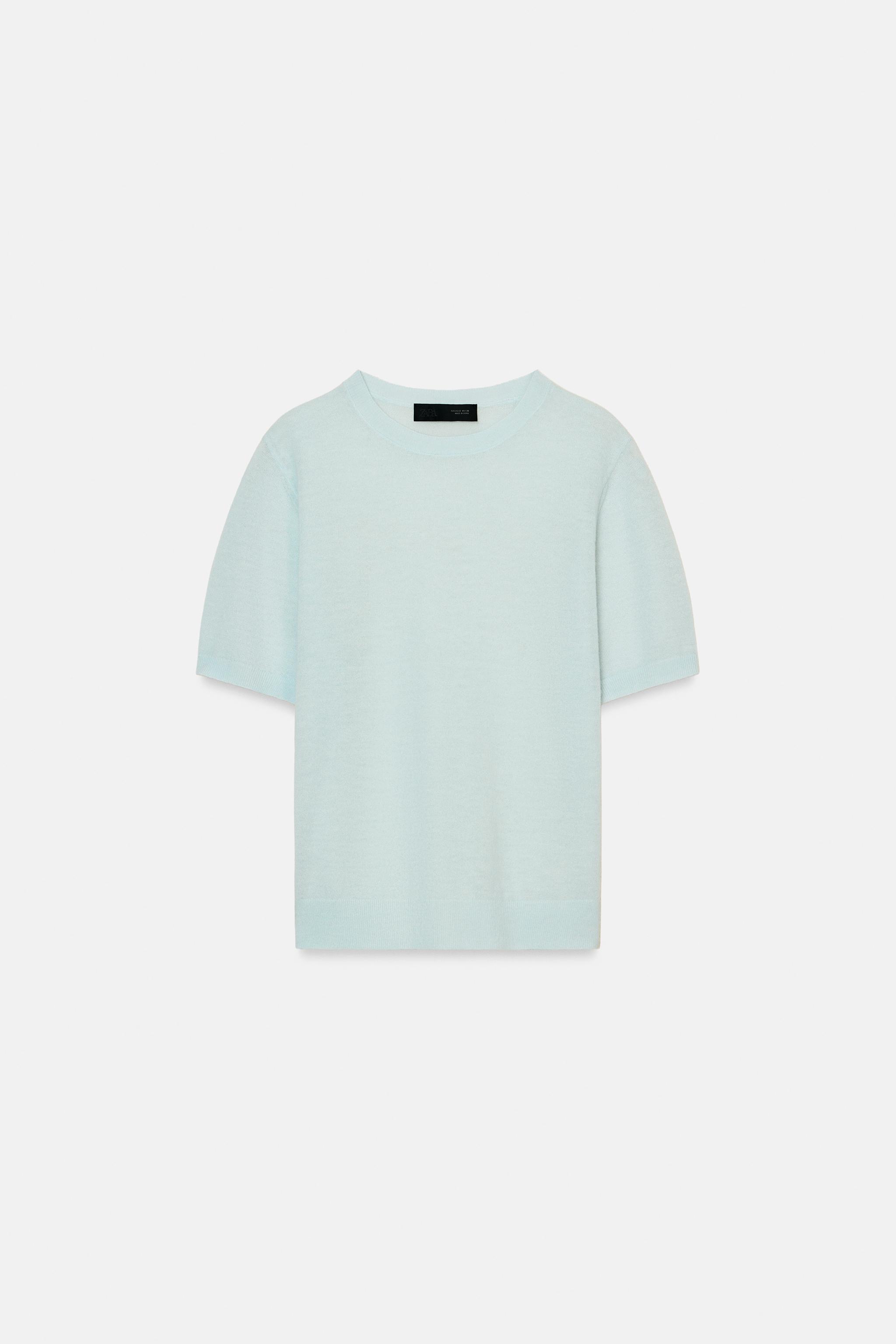 WOOL SHORT SLEEVE JUMPER